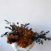 ALICE PRESERVED FLOWER ARRANGEMENT IN CONCH BOWL