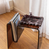 CoTHEORY | PALAZZO SCALLOPED TRAY - ROSSO LEVANTO