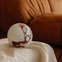 CoTHEORY | ORBIT TABLE SCULPTURE - BROWN CALACATTA