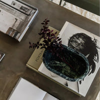 CoTHEORY | MUSE FOOTED OVAL TRAY - VERDI ALPI