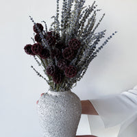 YOLANDA DRIED LAVENDER ARRANGEMENT IN HERAMA POT