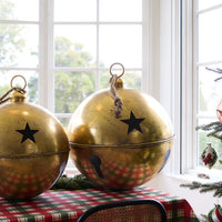 60 CM ANTIQUE GOLD BELL