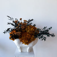 ALICE PRESERVED FLOWER ARRANGEMENT IN CONCH BOWL