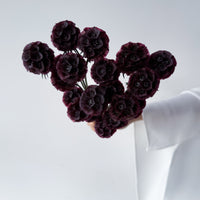 PRESERVED SCABIOSA | DEEP PURPLE