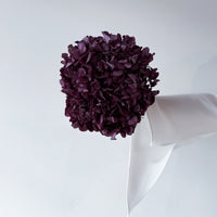 PRESERVED HYDRANGEA STEM I GRAPE I LARGE-LEAF
