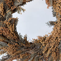 DRIED ACACIA CHRISTMAS WREATH