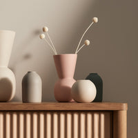 BELL VASE PINK (S)