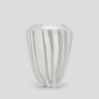 BENGAL STRIPE VASE CANDY CANE