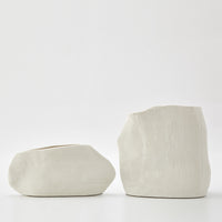 CHALK VASE IVORY