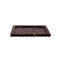 CoTHEORY | PALAZZO SCALLOPED TRAY - ROSSO LEVANTO