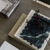 CoTHEORY | PALAZZO SCALLOPED TRAY - VERDI ALPI