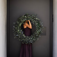 PRESERVED EUCALYPTUS GUM CHRISTMAS WREATH XXL