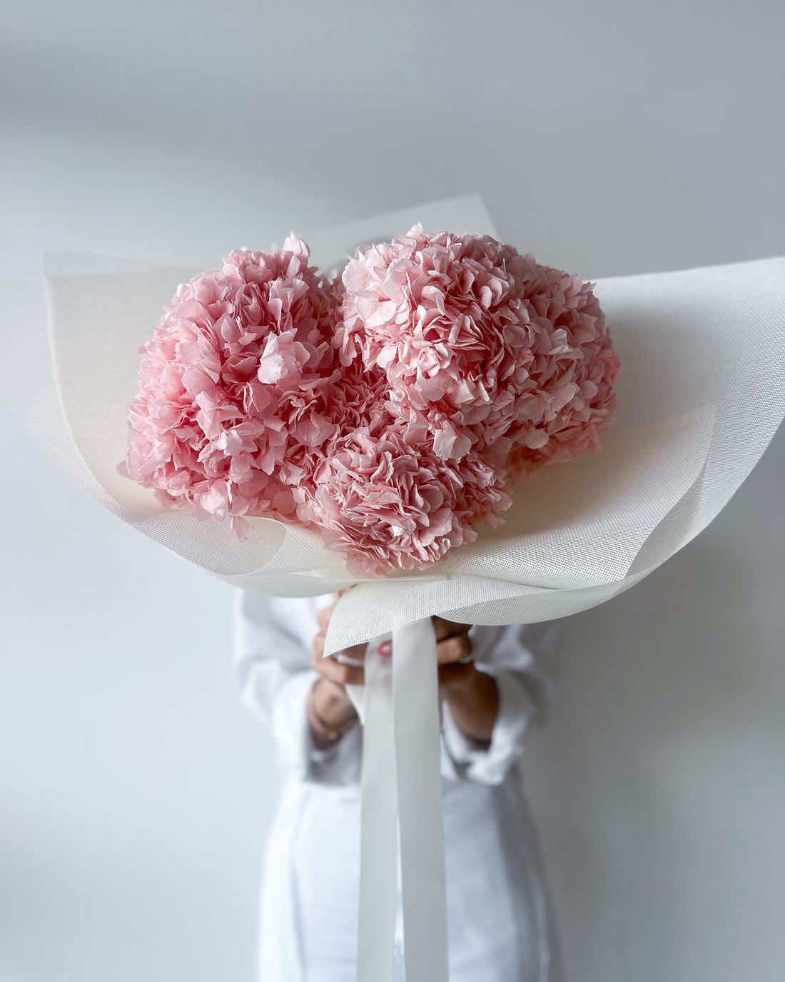 SAKURA PINK PRESEREVED HYDRANGEA BOUQUET