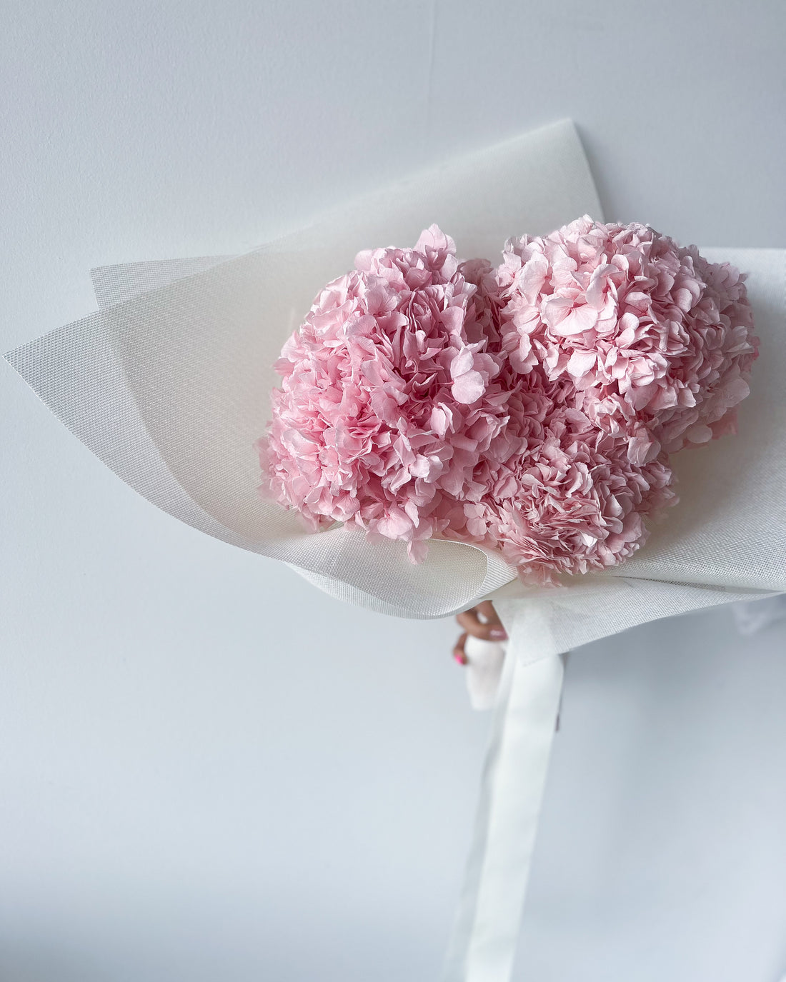 SAKURA PINK PRESEREVED HYDRANGEA BOUQUET