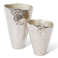 Kahari Vase Nickel 23x18x28cm