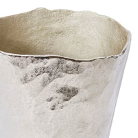 Kahari Vase Nickel 26x20x38cm