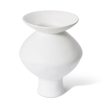 NAKANO FLARED VASE WHITE 26x26x29cm