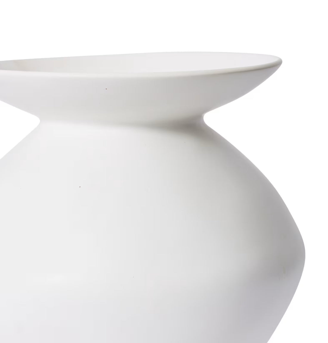 NAKANO FLARED VASE WHITE 31x31x34cm