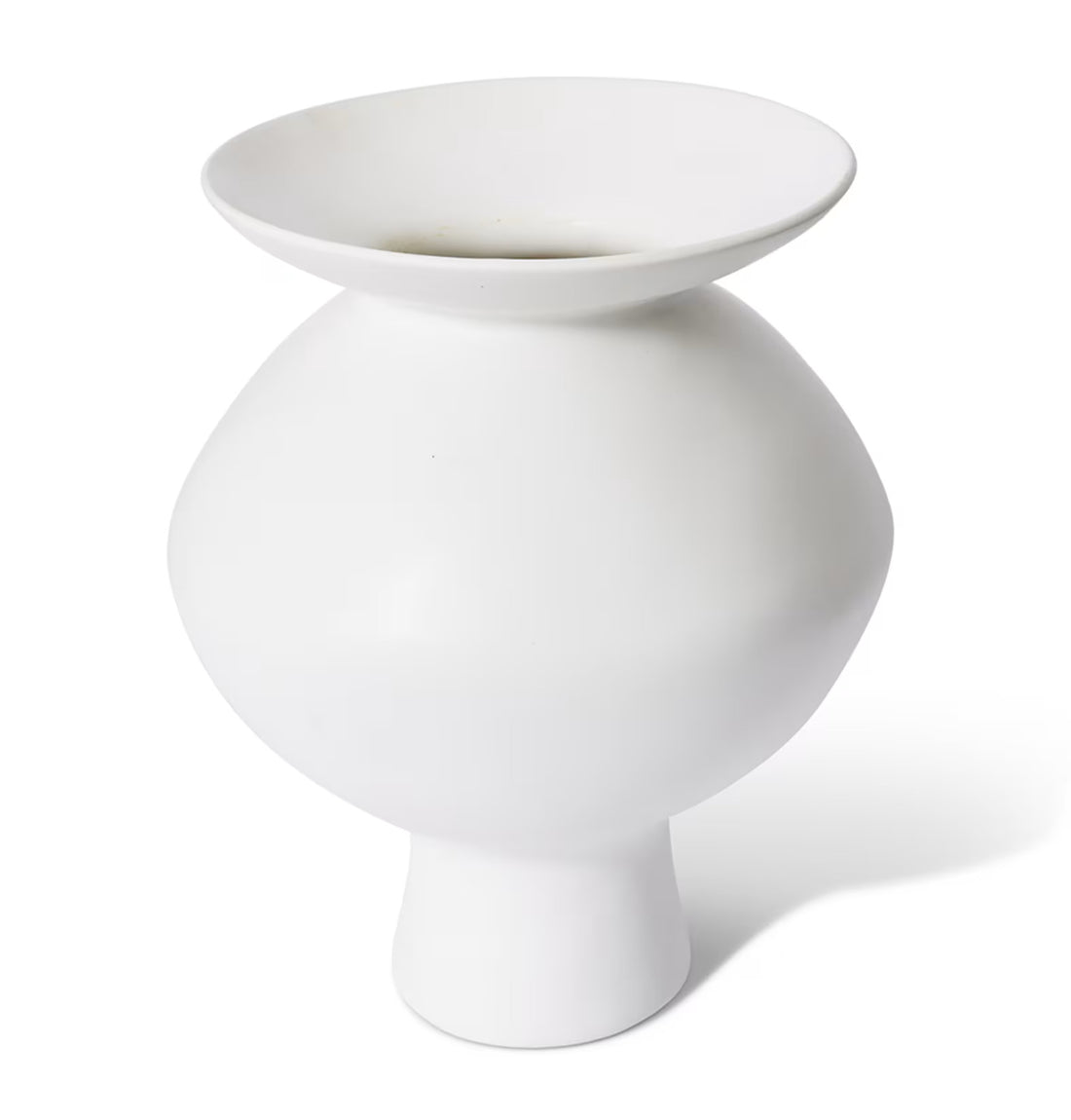 NAKANO FLARED VASE WHITE 31x31x34cm