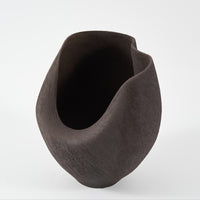NEBULA DEEP VASE CHOCOLATE