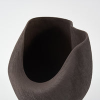 NEBULA DEEP VASE CHOCOLATE
