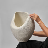 NEBULA DEEP VASE SALT CRUST