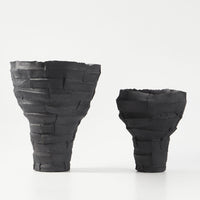 PONDEROSA VASE EBONY