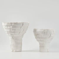 PONDEROSA VASE IVORY