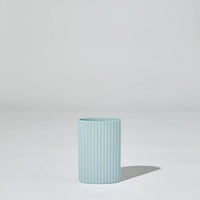 RIPPLE VASE LIGHT BLUE (S)