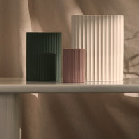 RIPPLE VASE SNOW (L)