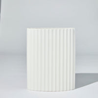 RIPPLE VASE SNOW (L)