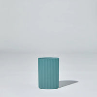 RIPPLE VASE STEEL BLUE (S)