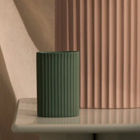 RIPPLE VASE STEEL BLUE (S)