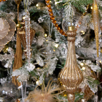 ROSE GOLD GLITTERED CHANDELIER FINIAL