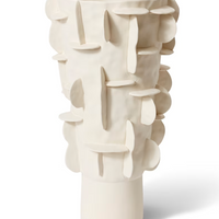 ADORA VASE IVORY TALL