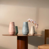 TEARDROP VASE ICY PINK (L)