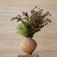 JADE PRESERVED FLOWER ARRANGEMENT IN MATERA VESSEL