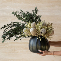 LUCY PRESERVED ARRANGEMENT IN AURA VASE MOSS