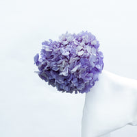 PRESERVED HYDRANGEA STEM I LAVENDER I LARGE-LEAF I