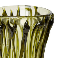 Yafeu Vase Green 18x18x38cm by The Palmier, alternate view