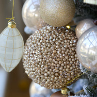 XL CHAMPAGNE PEARL BUBBLE BAUBLE