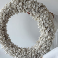 PRESERVED MOSS CHRISTMAS WREATH