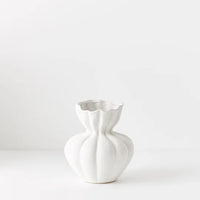 BASMA VASE - WHITE