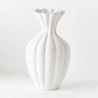 BASMA VASE - WHITE
