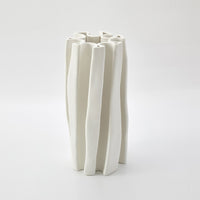 BOX PLEAT VASE