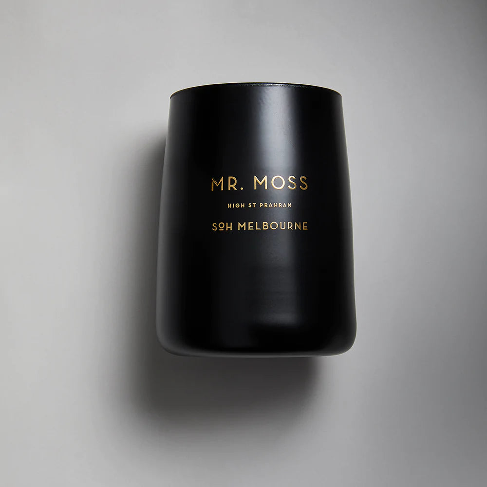 SOH MELBOURNE I SOY WAX CANDLE I MR. MOSS – The Palmier