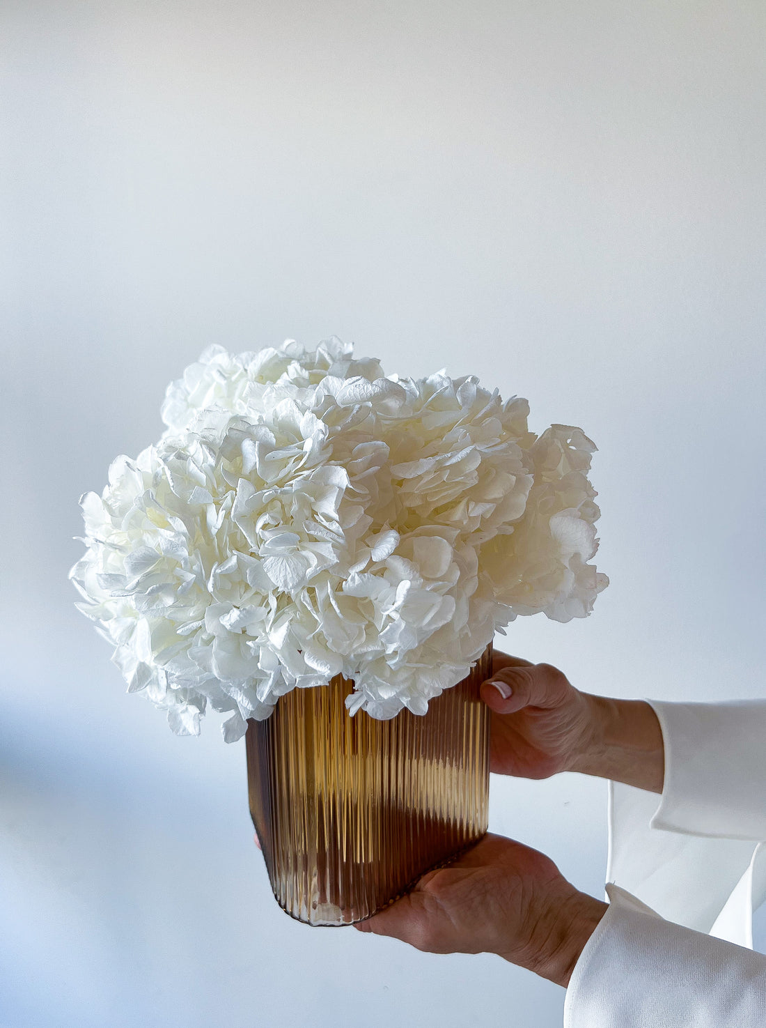 PRE ORDER NOVEMBER GREENLY (AMBER glass vase)