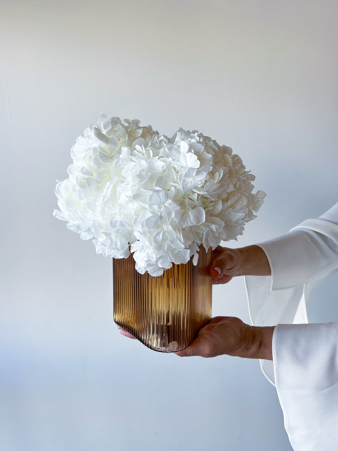 PRE ORDER NOVEMBER GREENLY (AMBER glass vase)