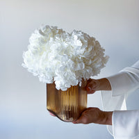 PRE ORDER NOVEMBER GREENLY (AMBER glass vase)