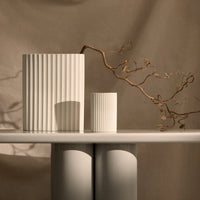 RIPPLE VASE  SNOW (S)